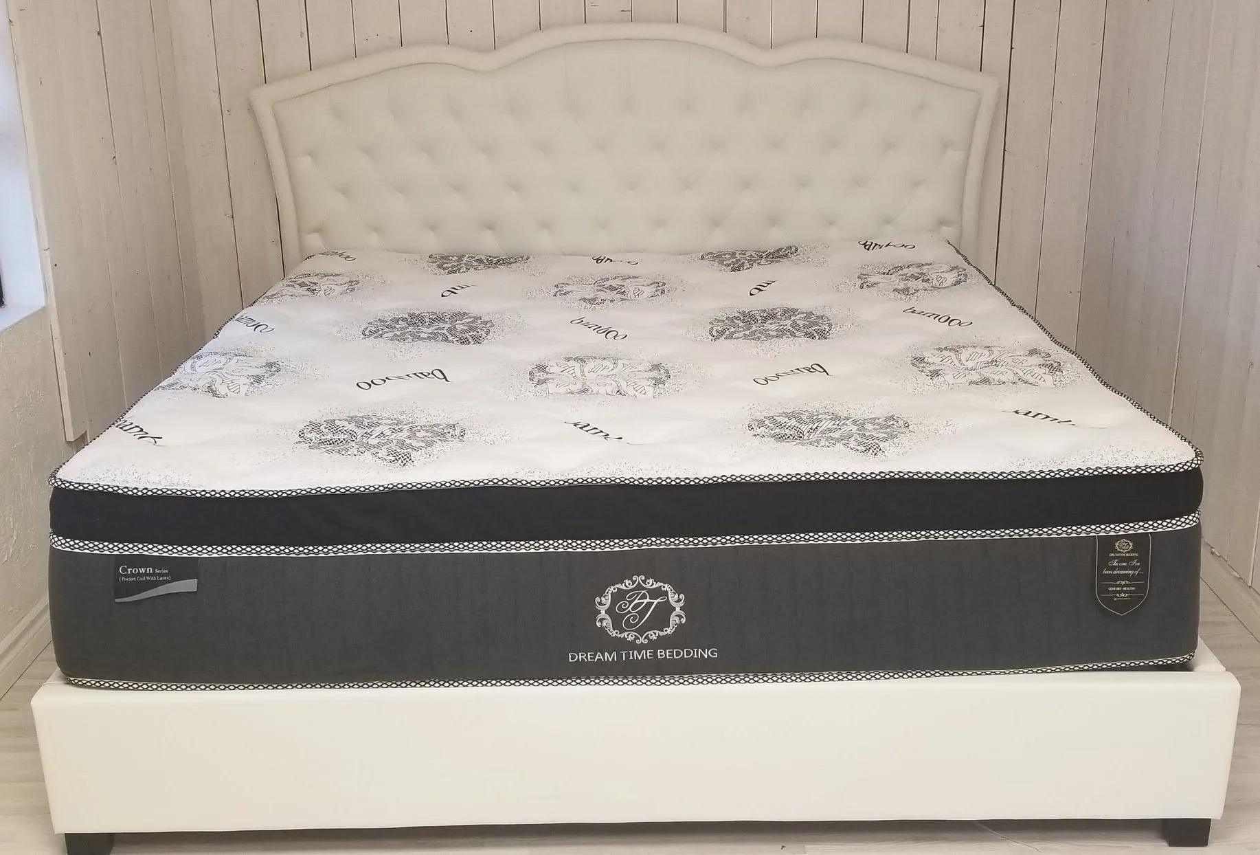 12" Pocket Coil Pillow Top Mattress- Medium Firm- Model Crown Series