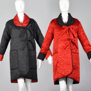 1980s Sonia Rykiel Reversible Quilted Coat