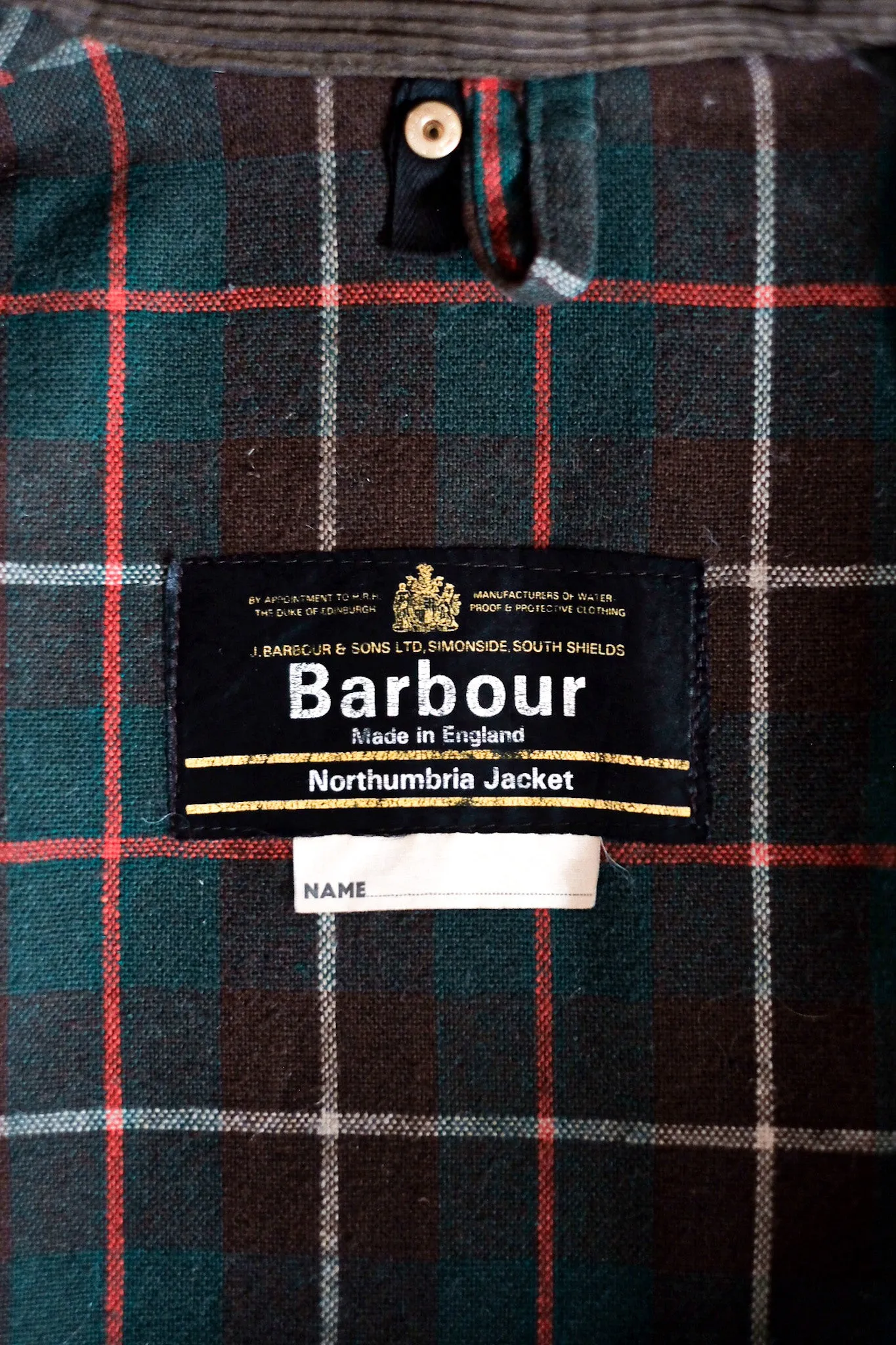 【~70's】Vintage Barbour "Northumbria Jacket" 1 Crest C36