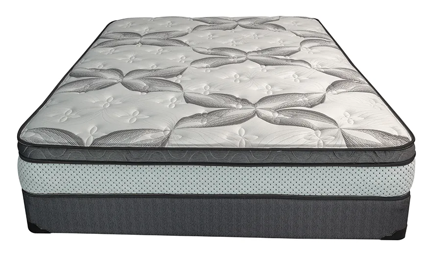 9" Spring Euro Top Mattress- Medium Firm- Model Care Plus