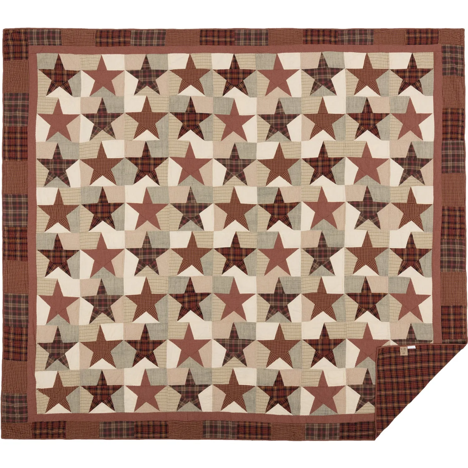 Abilene Star Luxury King Quilt 120Wx105L