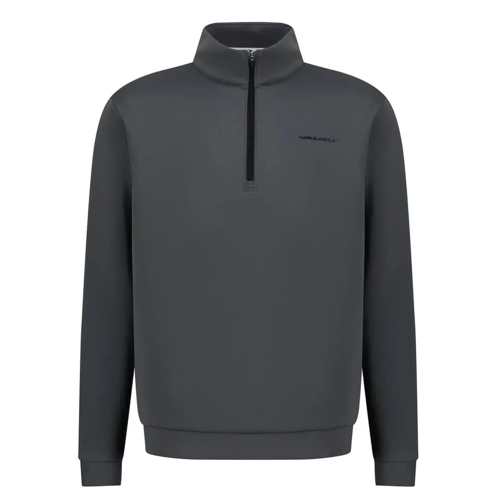 Aguila Men's Quarter-Zip Golf Pullover – Gunmetal Grey Performance Top