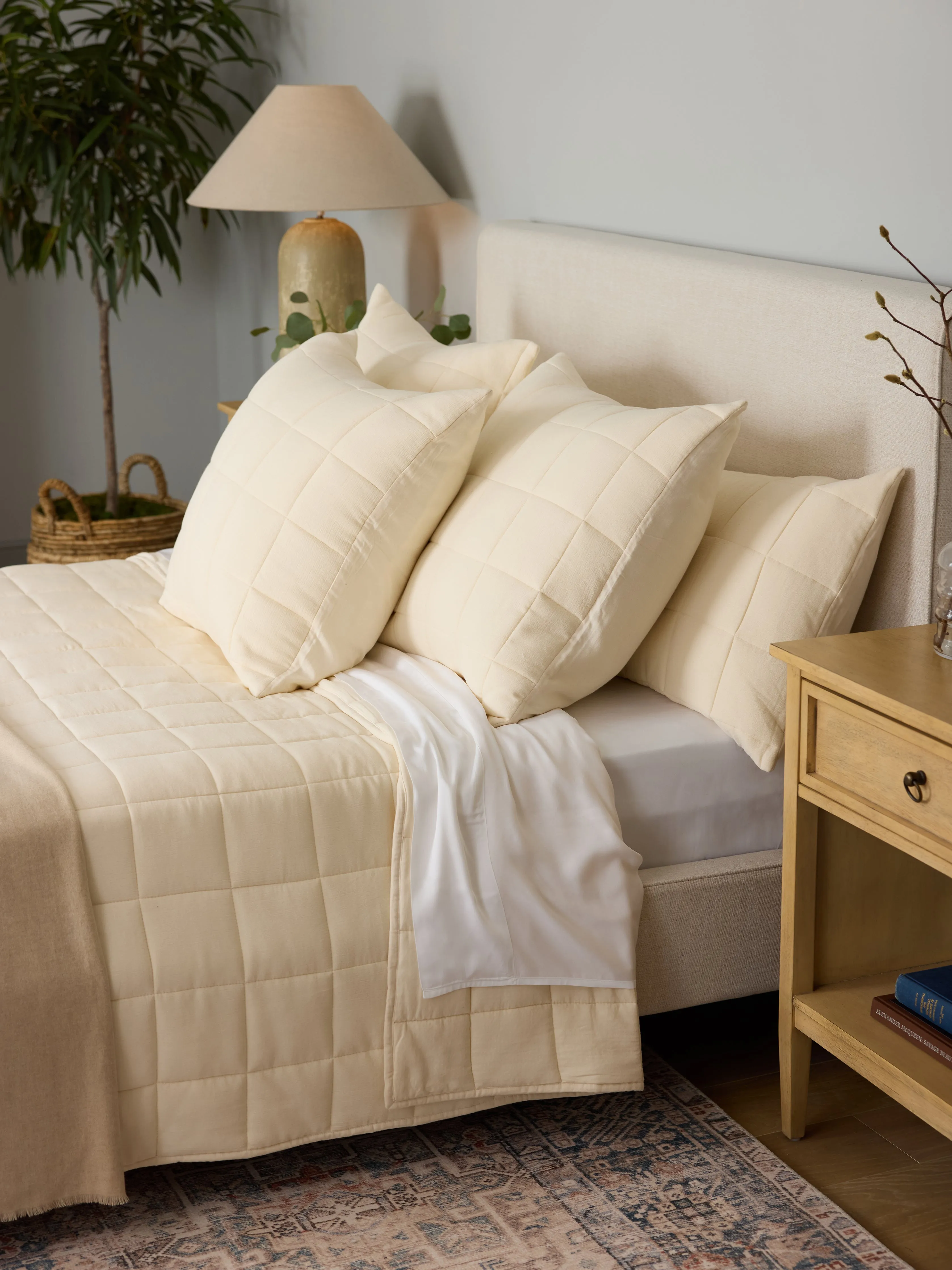 Aire Bamboo Box Quilted Shams