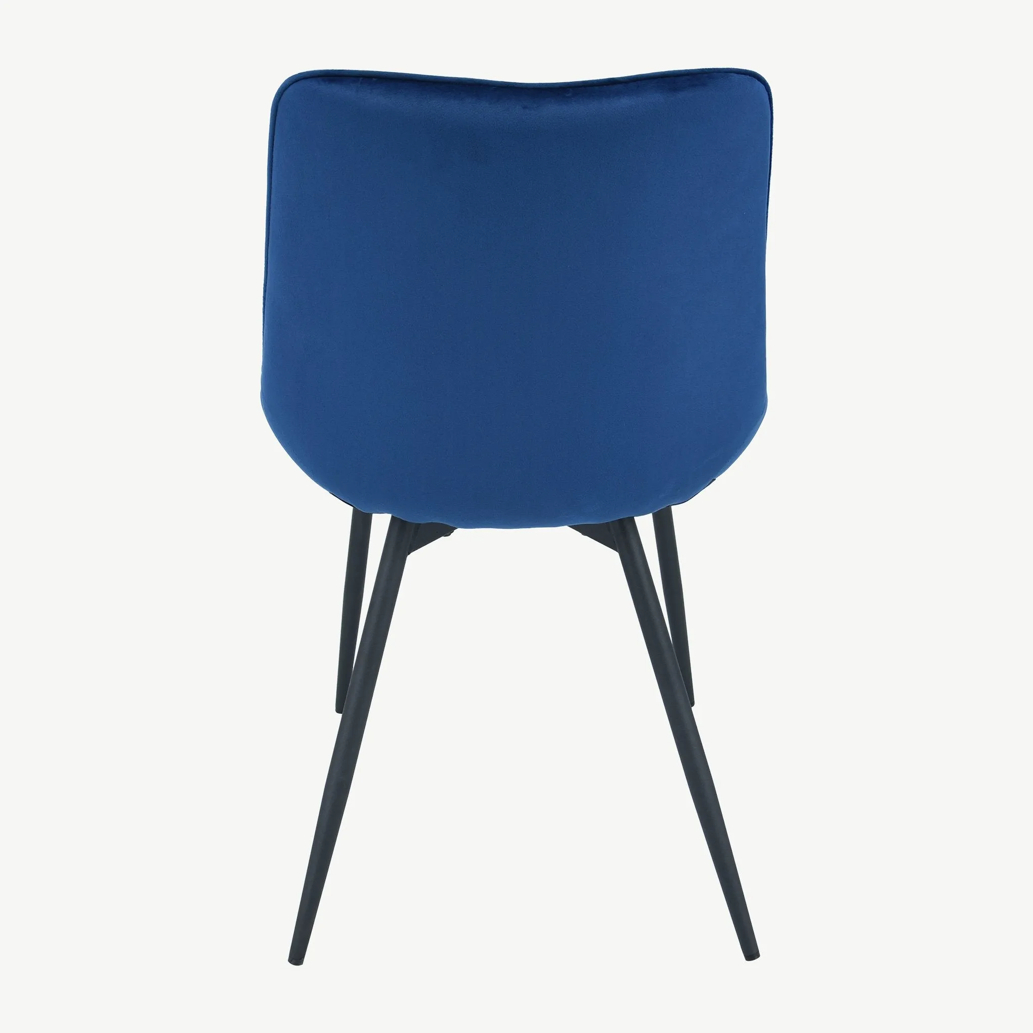 Anglia Dining Chairs Navy Velvet