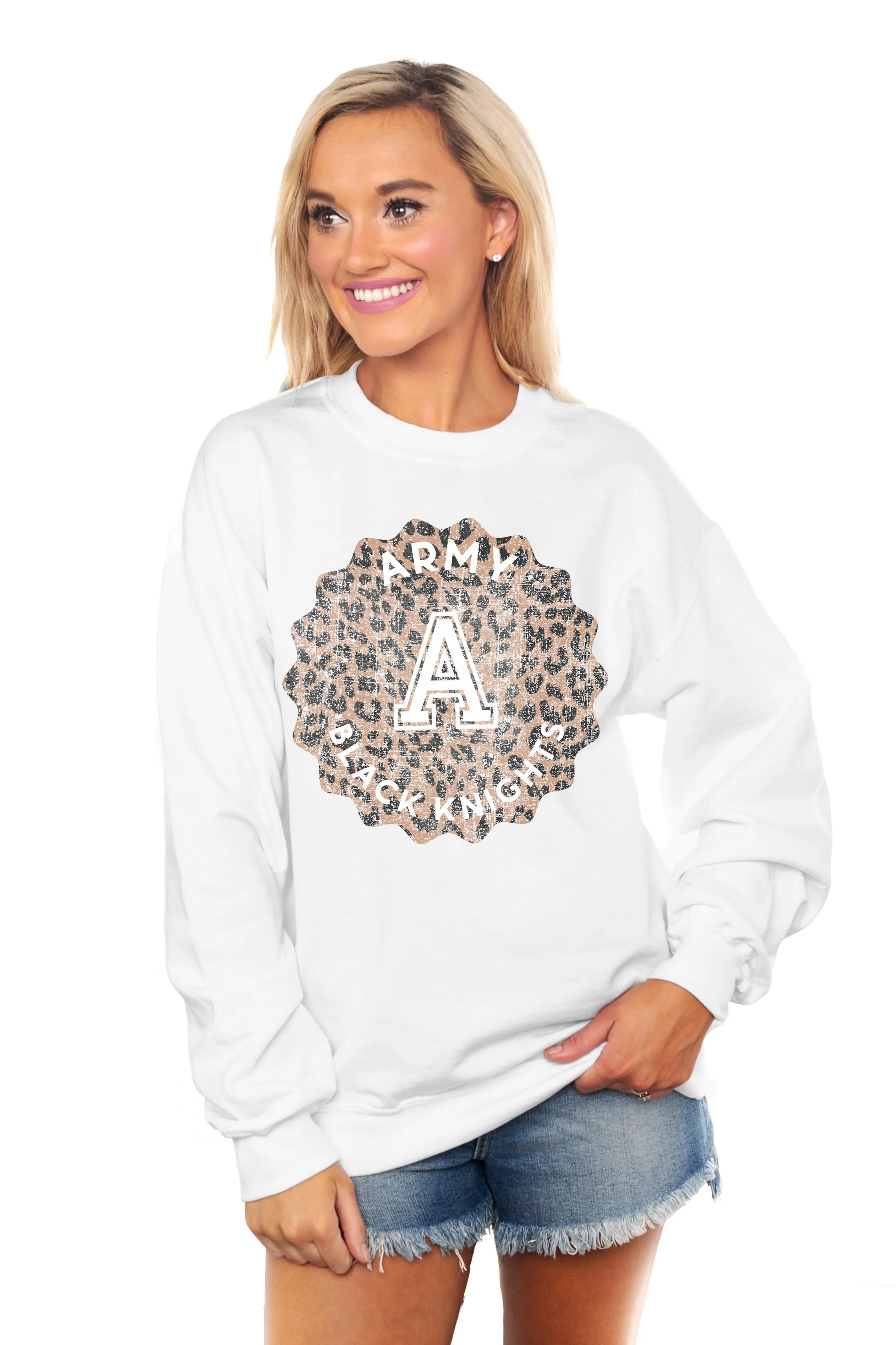 ARMY BLACK KNIGHTS "WILD SIDE" PERFECT CREW SWEATSHIRT