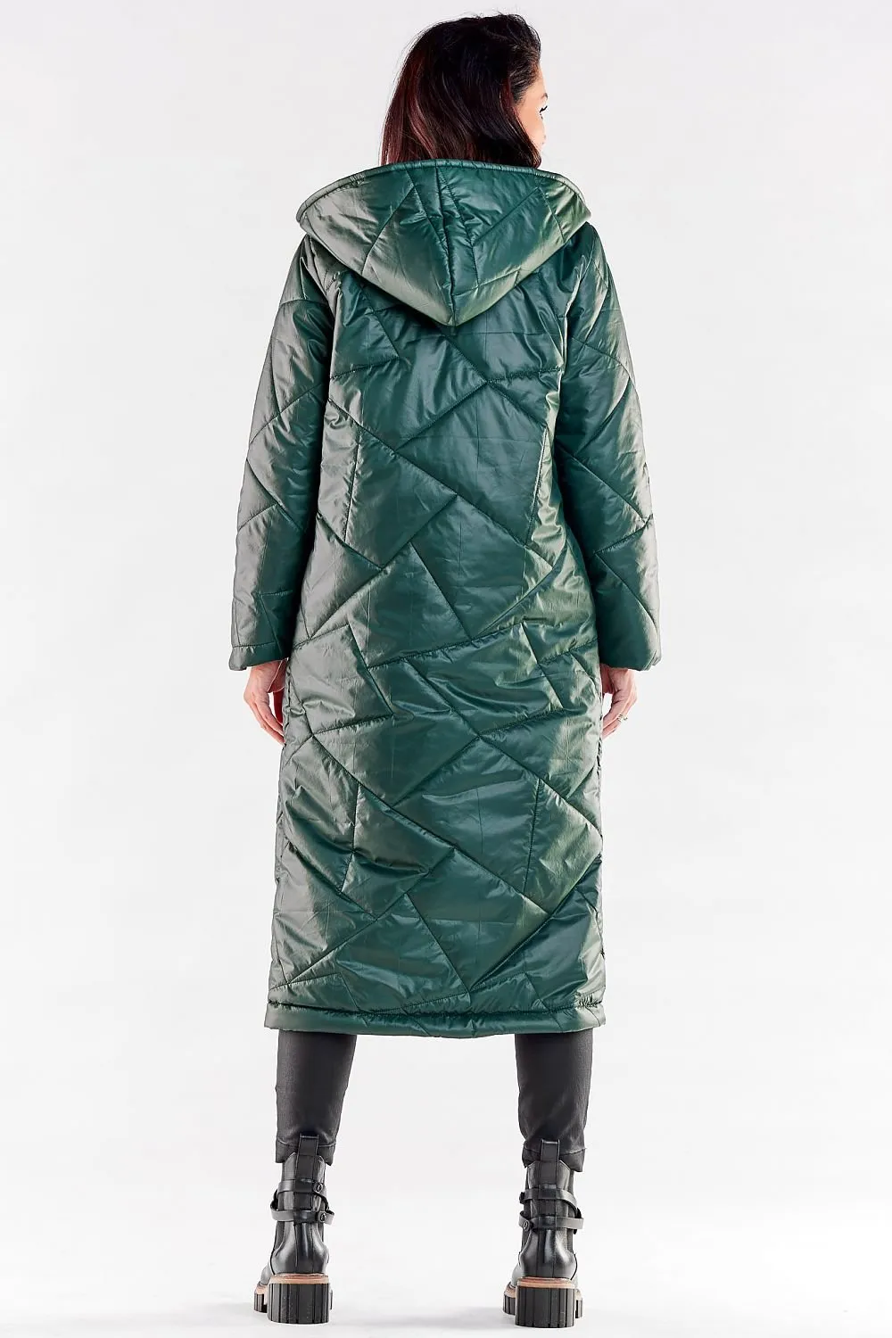 Awama long quilted coat