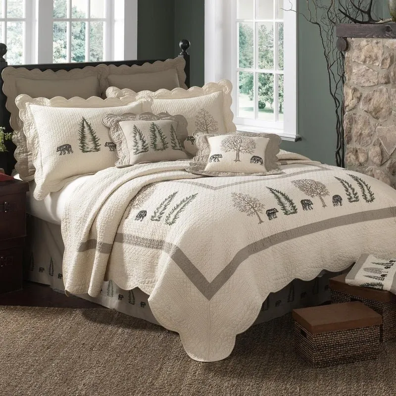 Bear Creek Quilted Bedding Collection - 3 Sizes