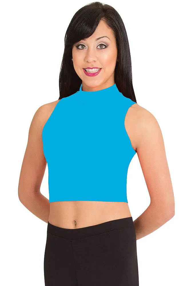 BWP263 Adult Mock Neck Crop Pullover