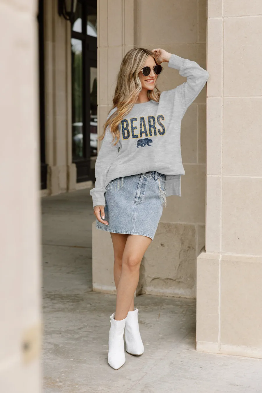 CALIFORNIA GOLDEN BEARS STYLE STATEMENT SIDE SLIT PULLOVER