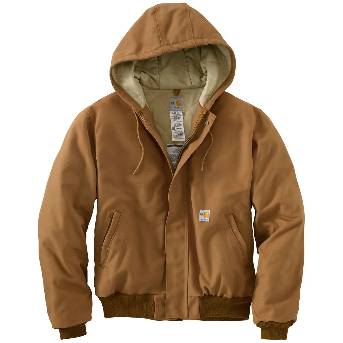 Carhartt Men's Brown Flame-Resistant Duck Active Jacket