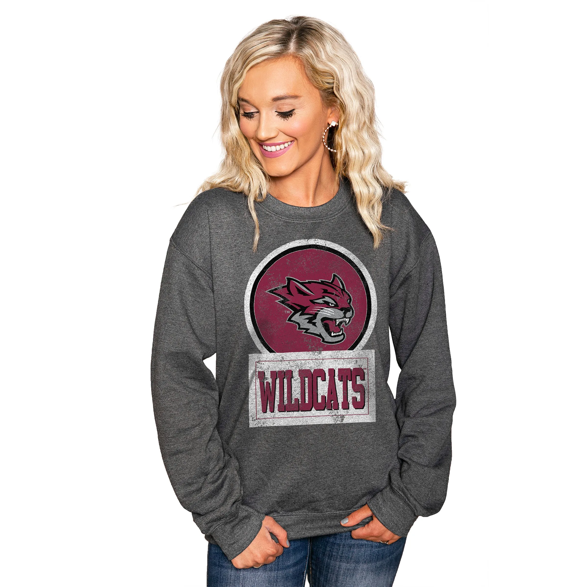 CHICO STATE WILDCATS "GOOD VIBES" PERFECT CREW SWEATSHIRT