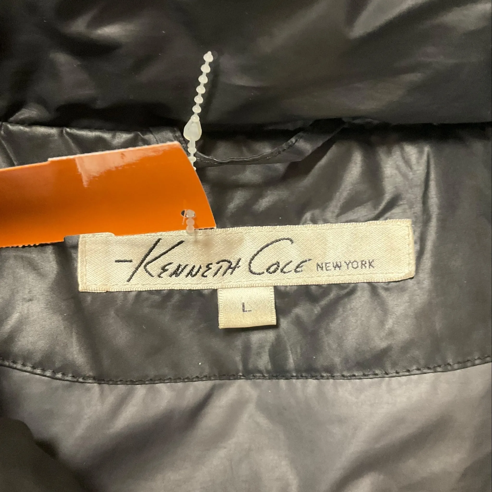 Coat Puffer & Quilted By Kenneth Cole Reaction In Black, Size: L