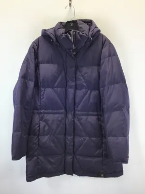 Coat Puffer & Quilted By Lands End In Purple, Size: L