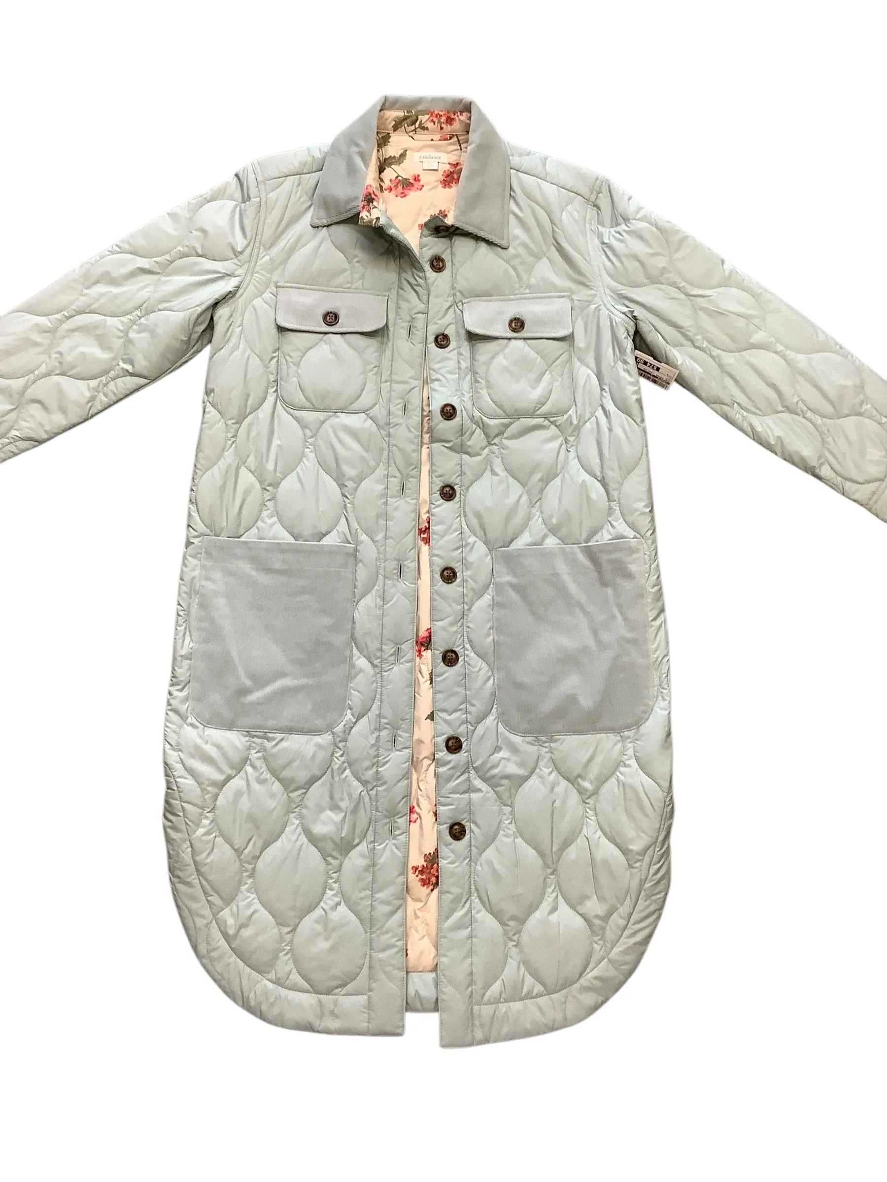 Coat Puffer & Quilted By Sundance In Blue, Size: S