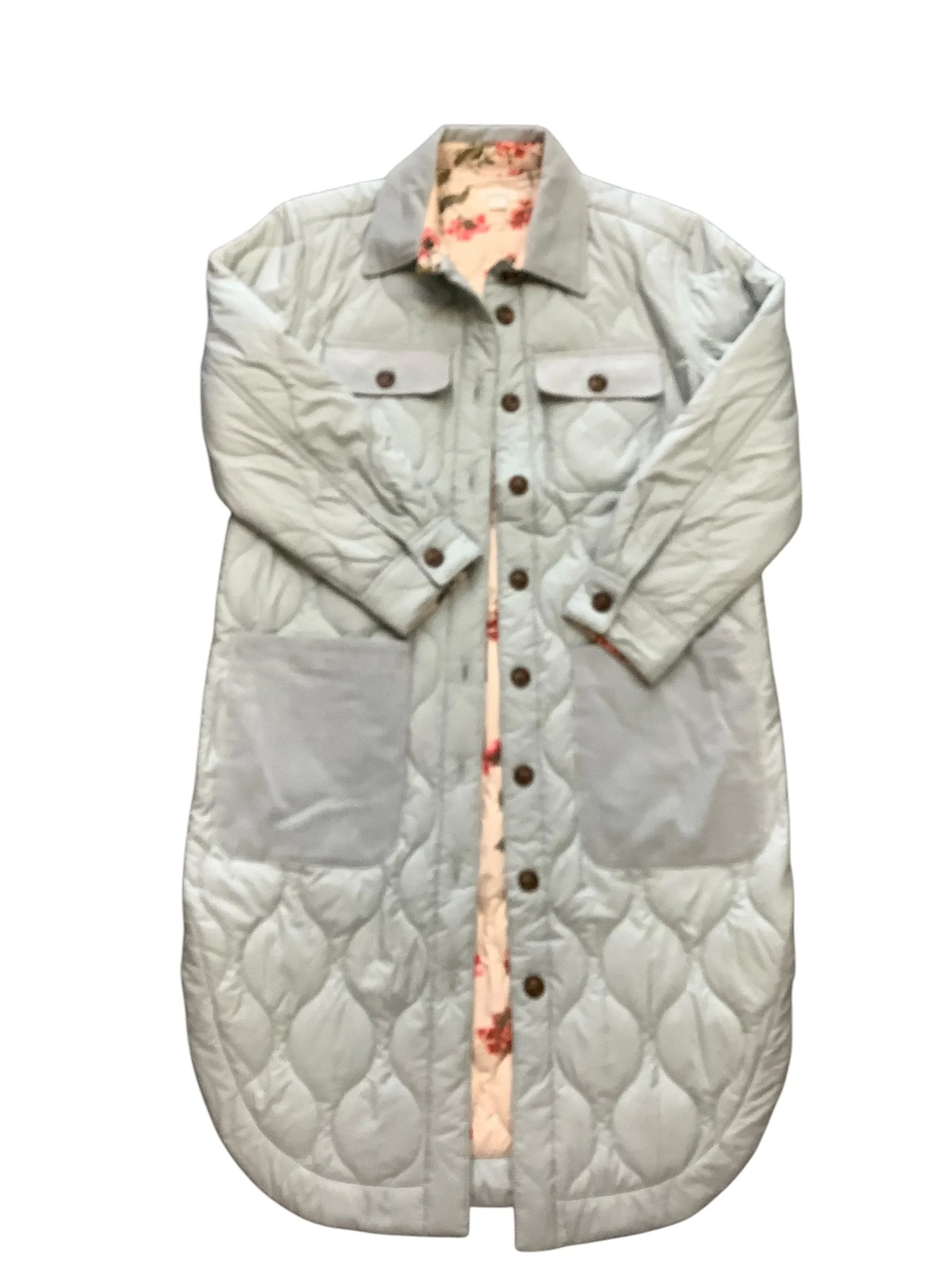 Coat Puffer & Quilted By Sundance In Blue, Size: S