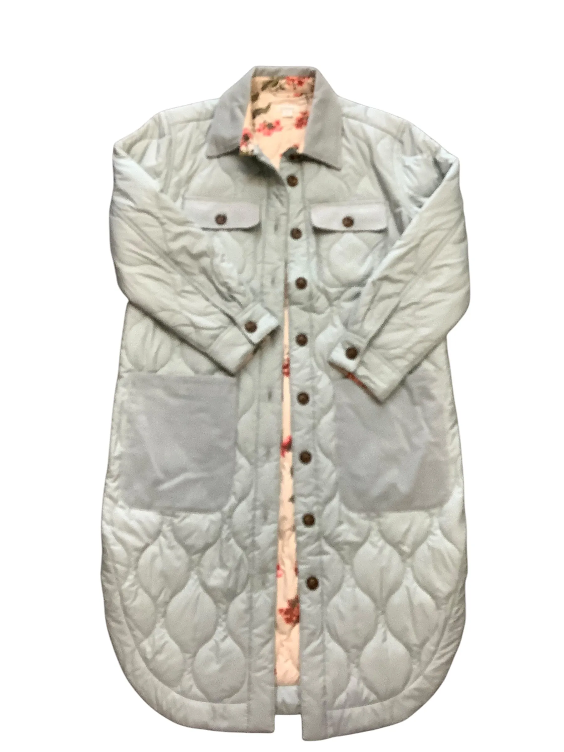 Coat Puffer & Quilted By Sundance In Blue, Size: S