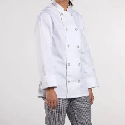 Cotton Twill Women Chef Coat 2 PK