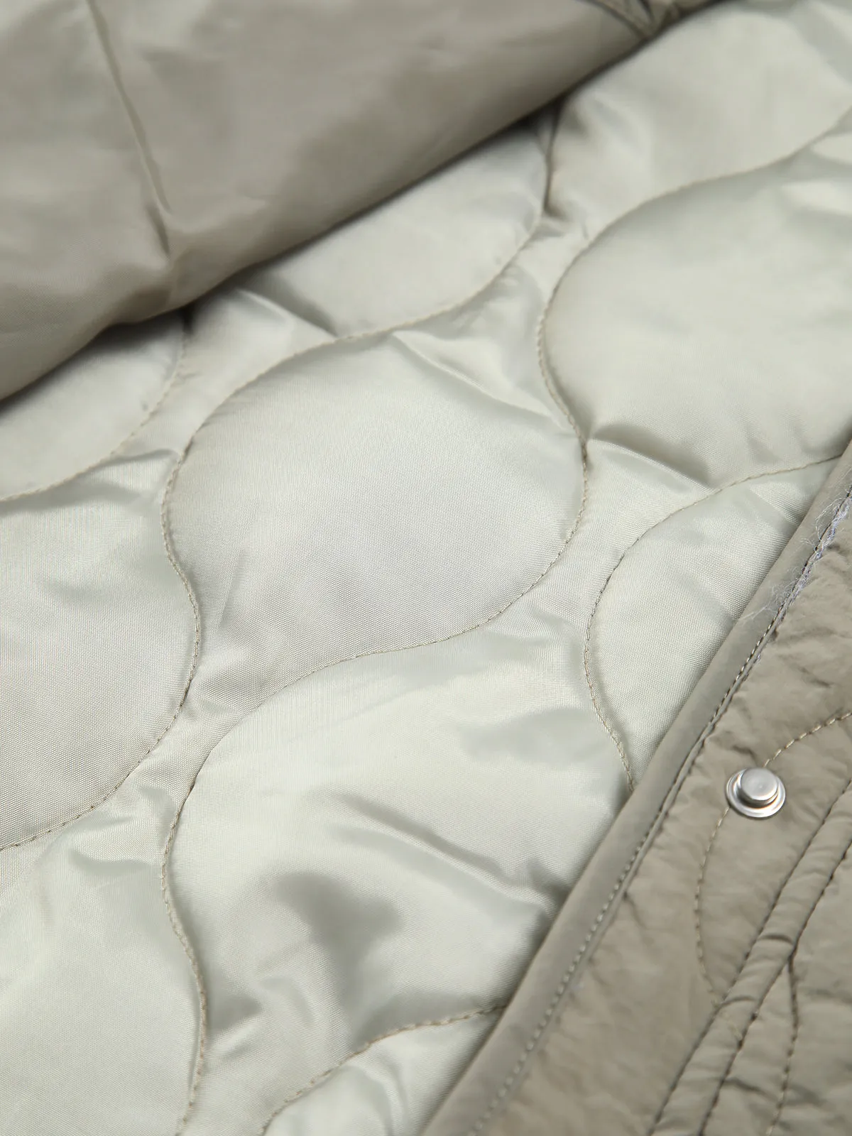 Effortless Quilted Graceful Puffer Coat