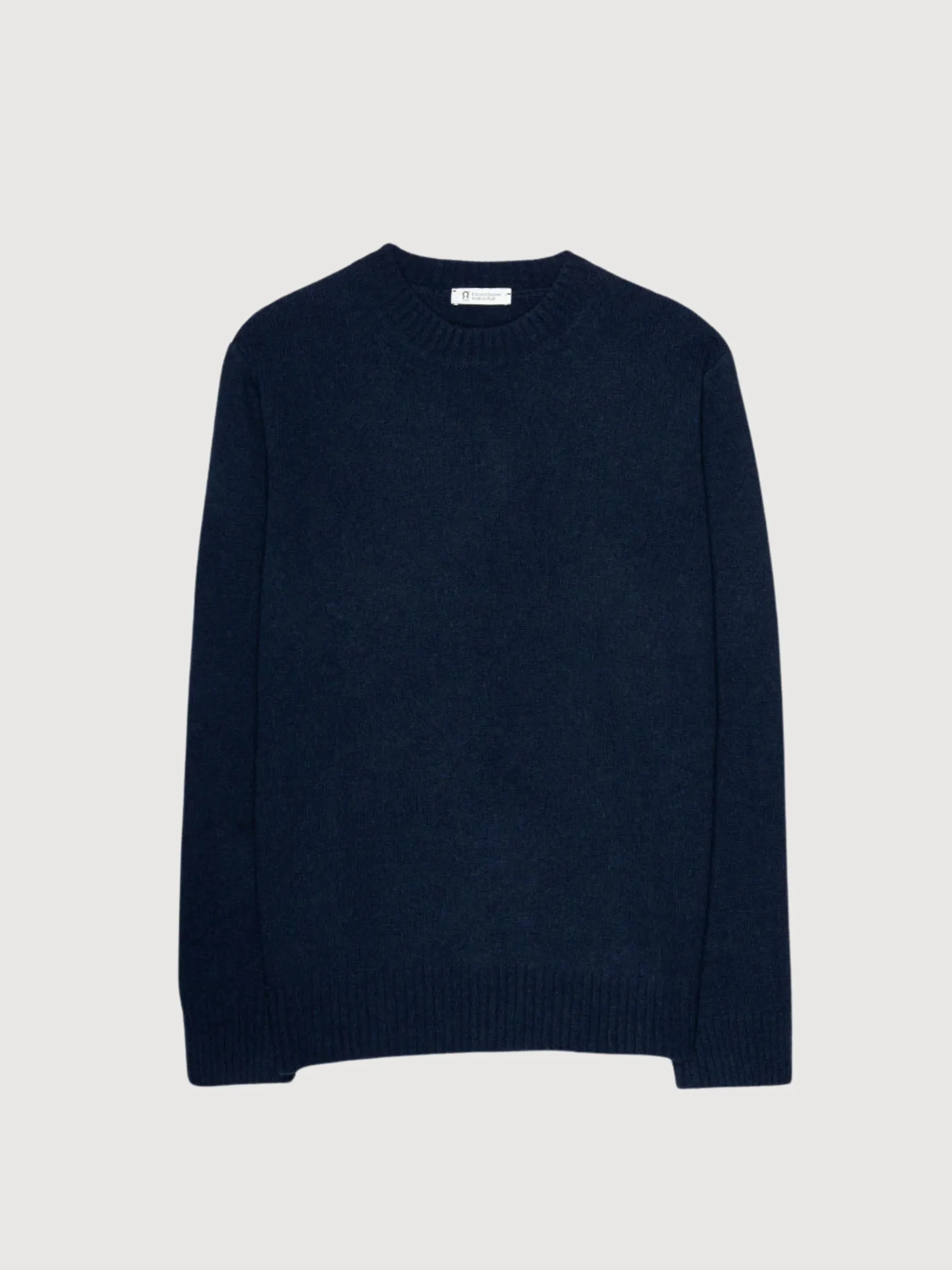 Ferruccio Recycled Wool Sweater Navy Blue Man | Rifò