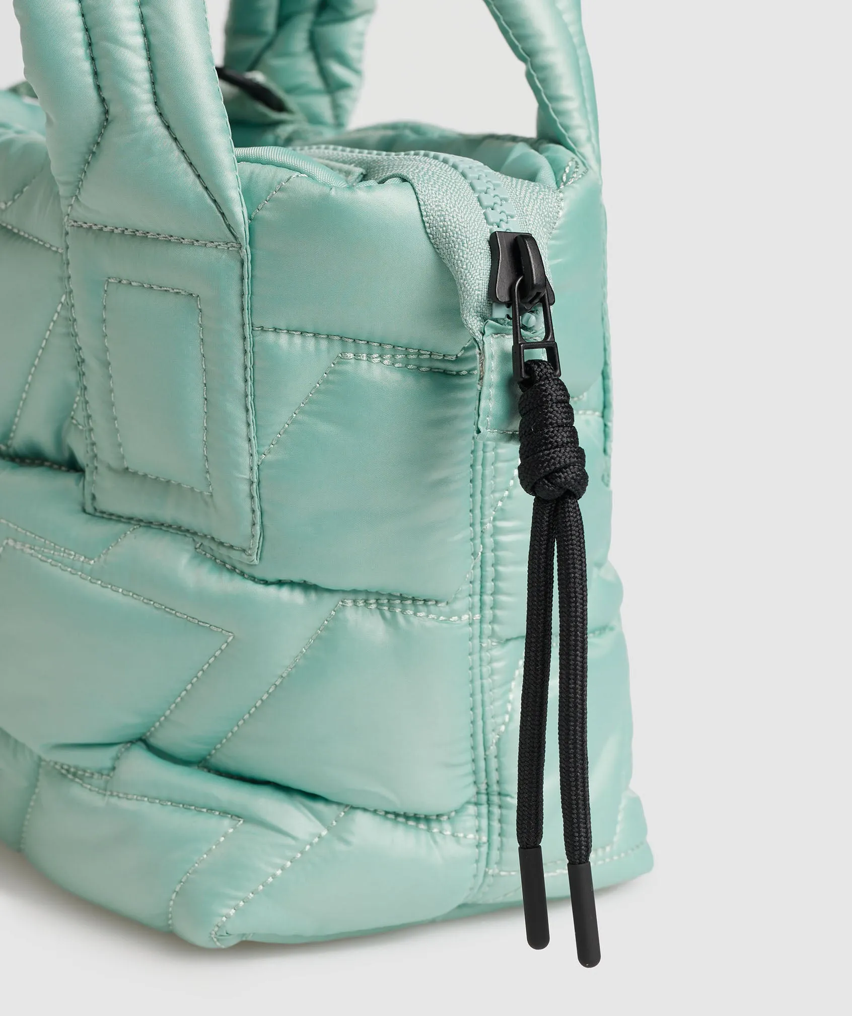 Gymshark Quilted Mini Tote - Frost Teal