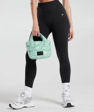 Gymshark Quilted Mini Tote - Frost Teal