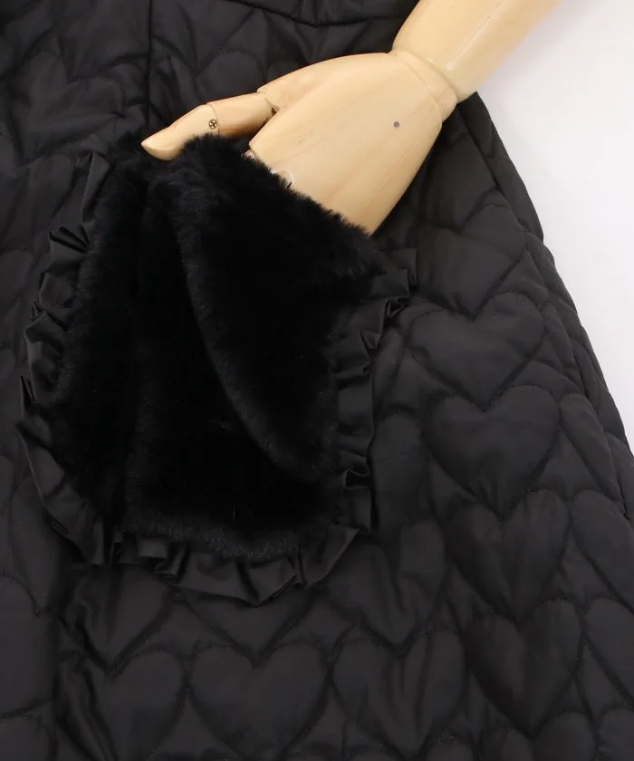 Heart Quilted Coat