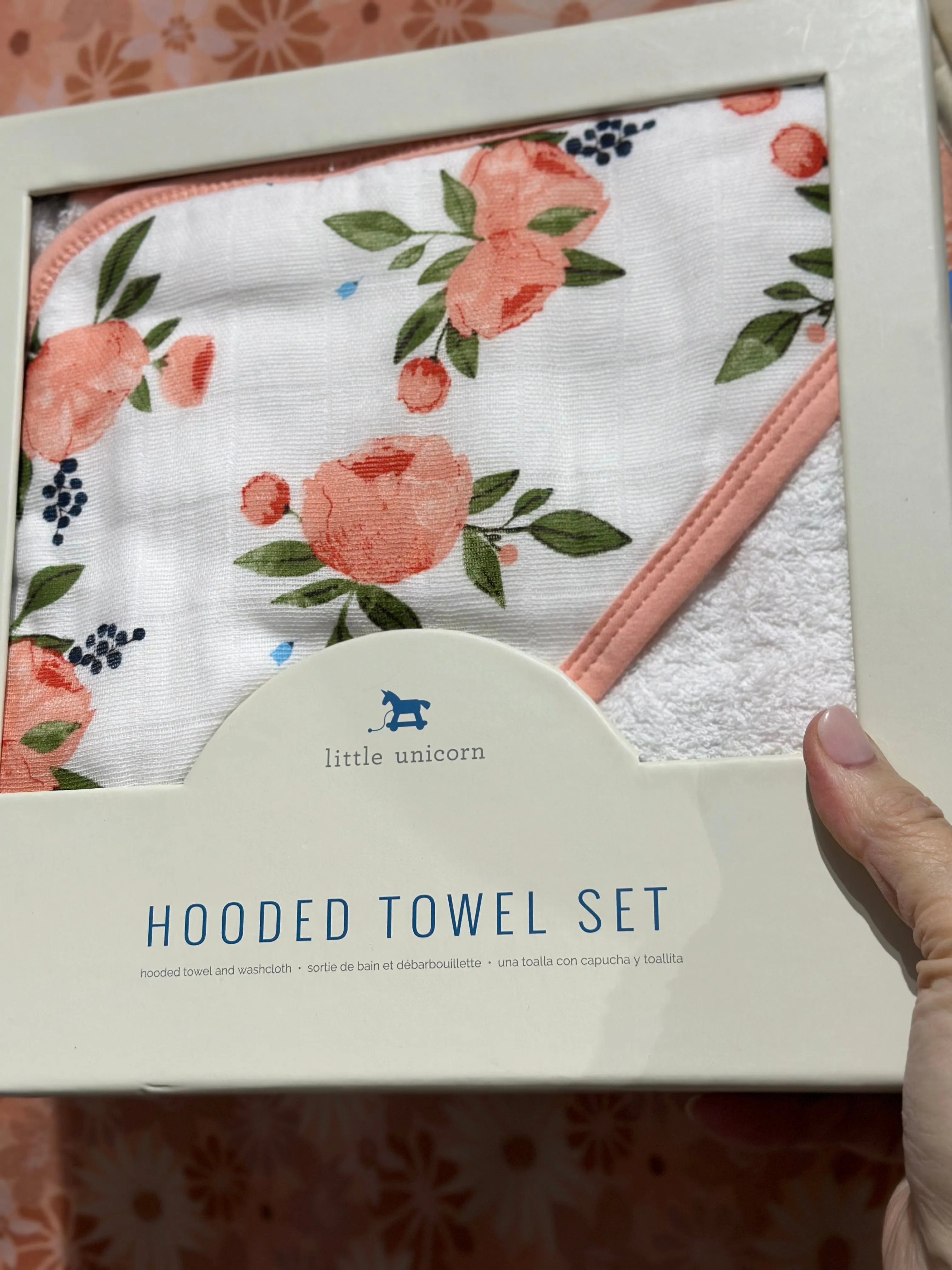 Hooded Towel Set by Little Unicorn