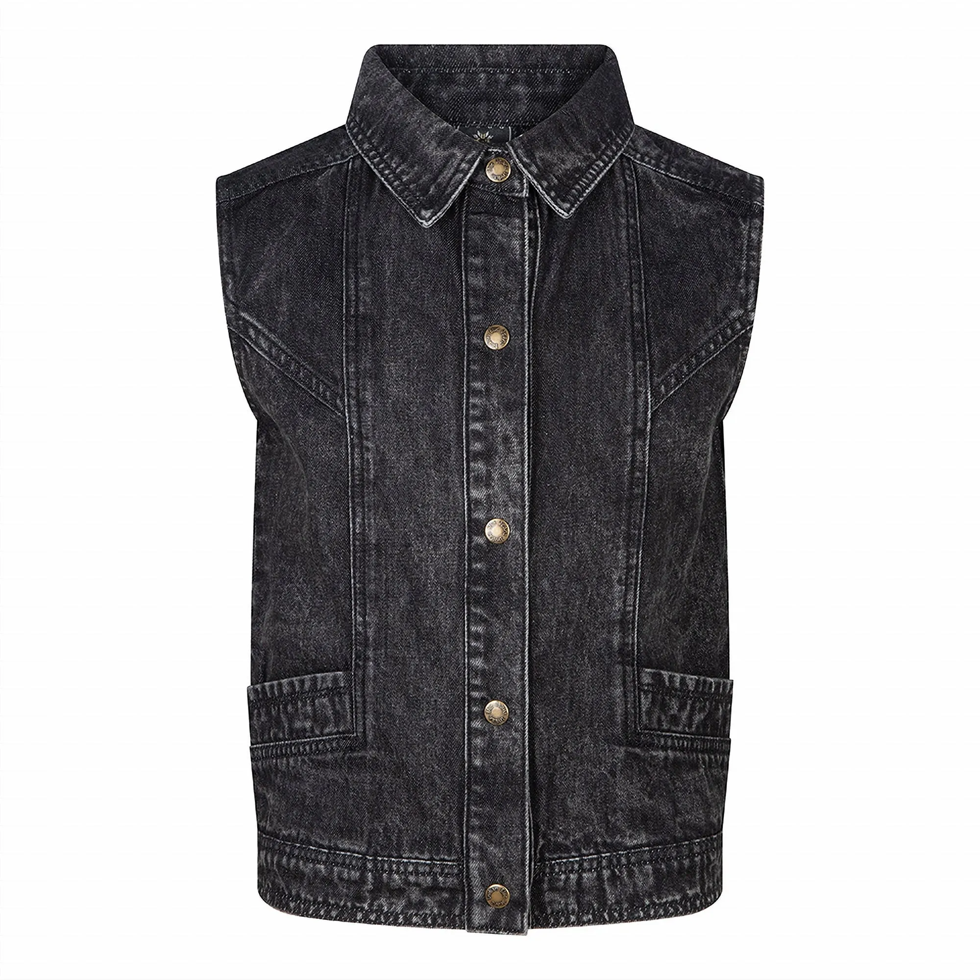 Indian Blue Jeans Denim Gilet