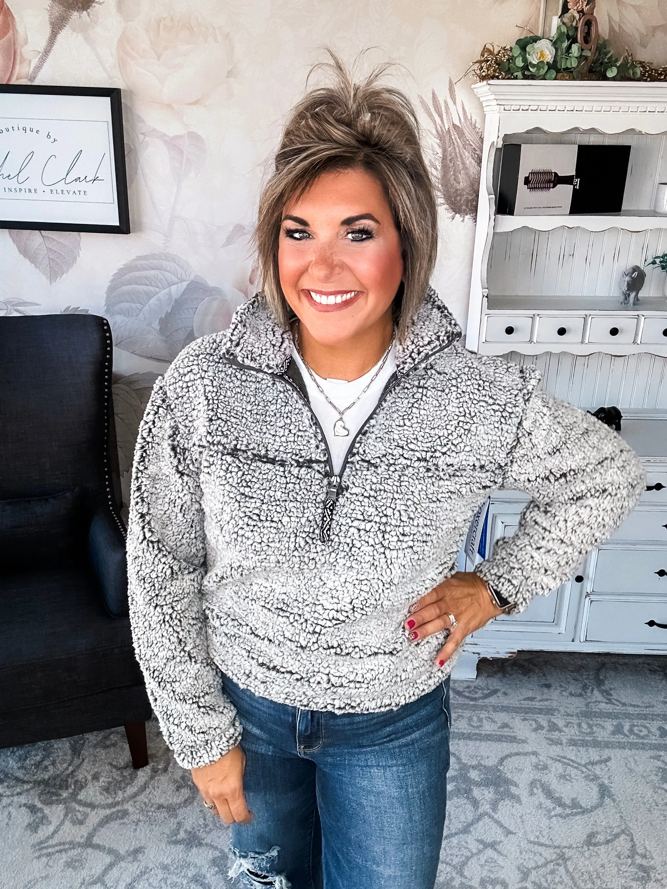 Into The Arctic Sherpa Pullover