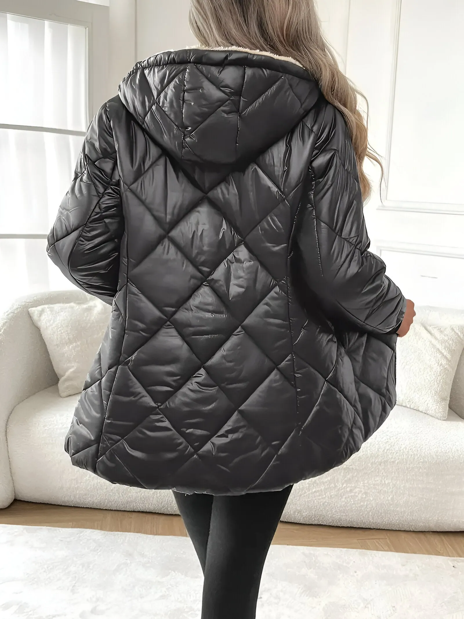 Ivyshape | Cozy Quilted Puffer Jacket