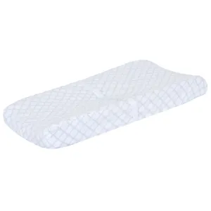 Keepsake Premium Changing Pad Cover - Diamond Trellis