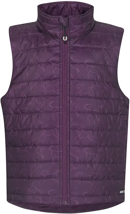 Kids Winter Whinnies Quilted Vest