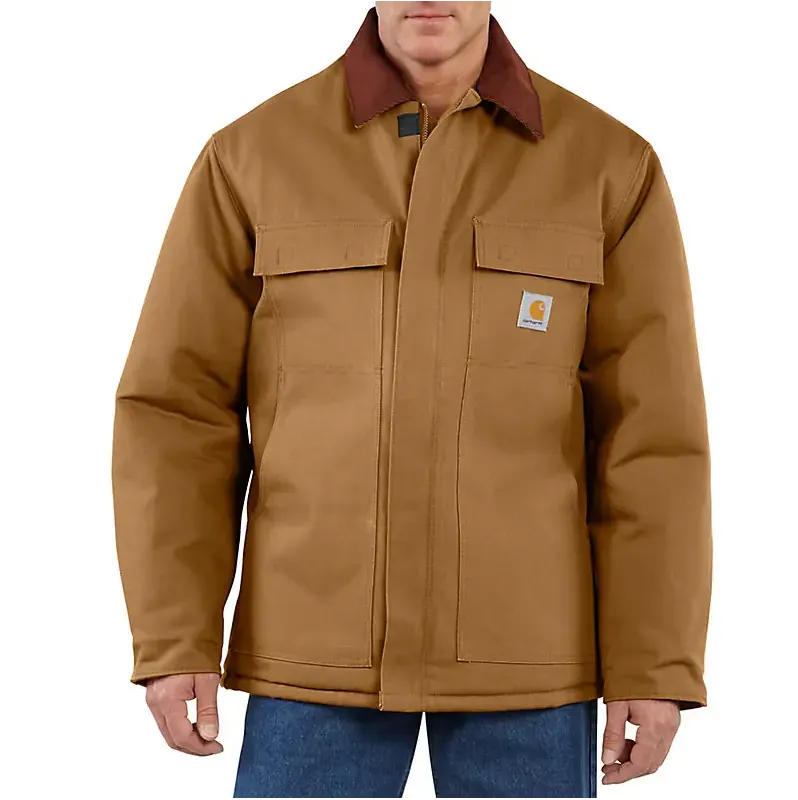 Loose Fit Firm Duck Insulated Traditional Coat - 3 Warmest Rating 106674