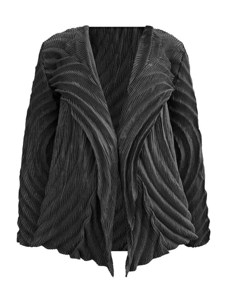 Luxe Truly Plissé Pleated Jacket