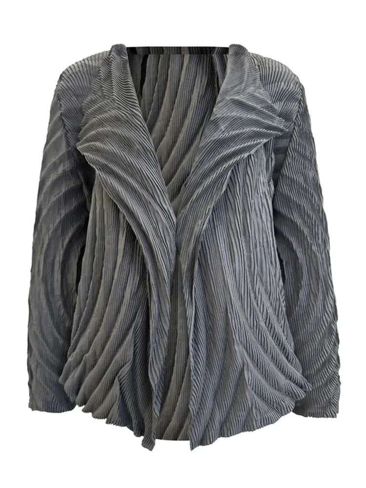 Luxe Truly Plissé Pleated Jacket