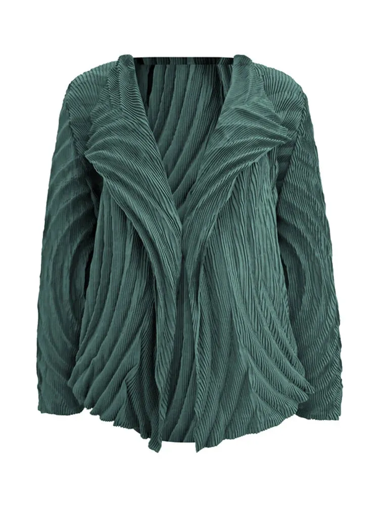 Luxe Truly Plissé Pleated Jacket