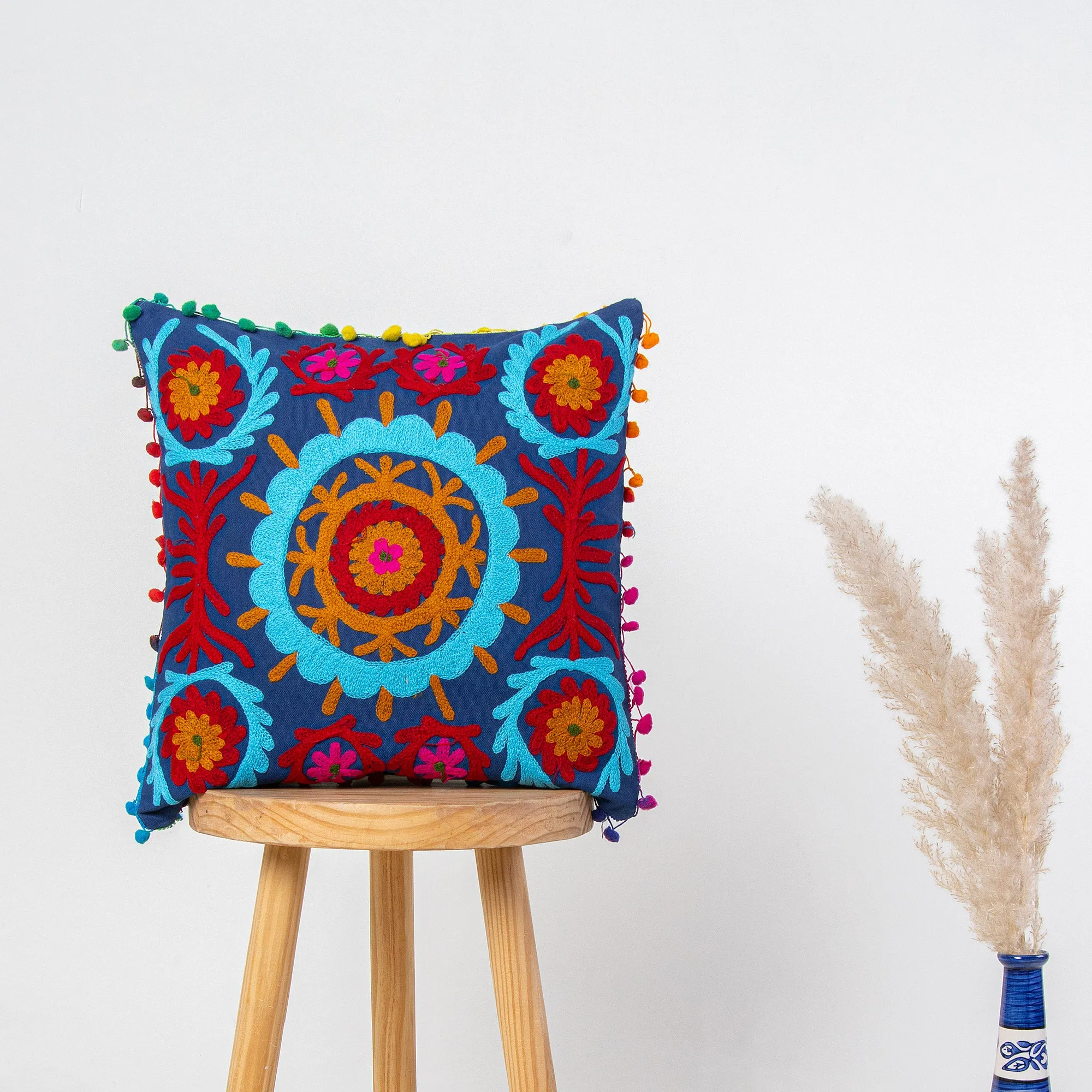 Luxury Beautiful Jaipuri Embroidery Cushion Covers