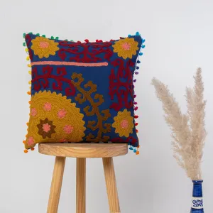 Luxury Beautiful Rajasthani Style Embroidery Cushion Cover