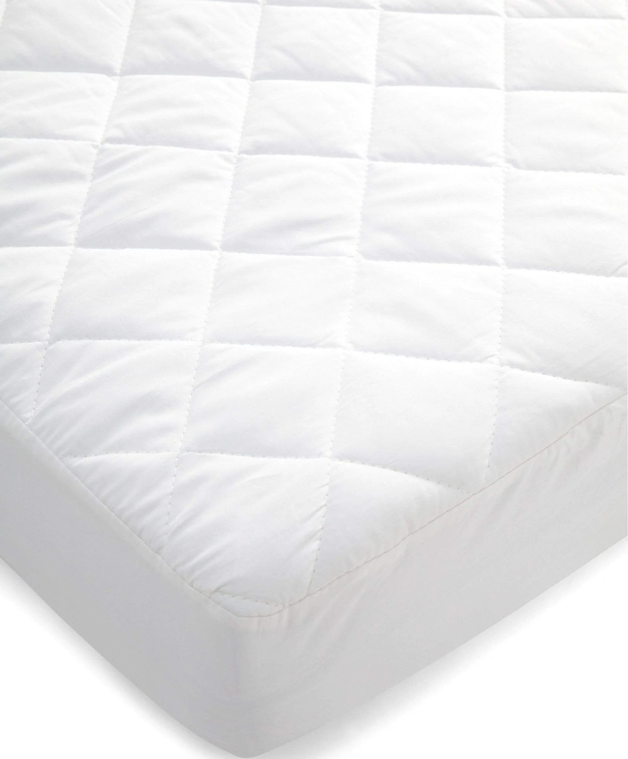 Luxury Twin Spring Cotbed Mattress & Anti-Allergy Quilted Mattress Protector Bundle