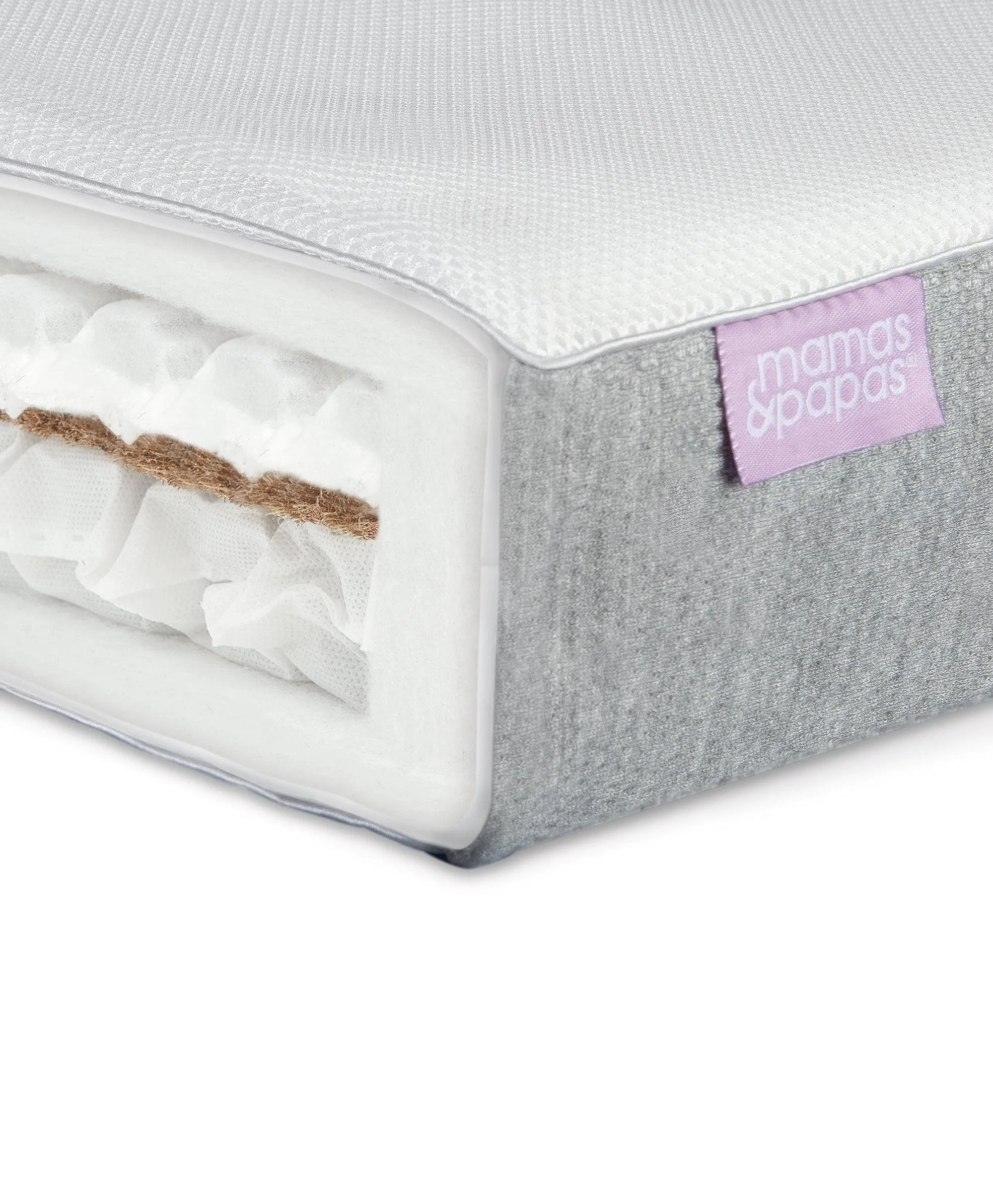 Luxury Twin Spring Cotbed Mattress & Anti-Allergy Quilted Mattress Protector Bundle