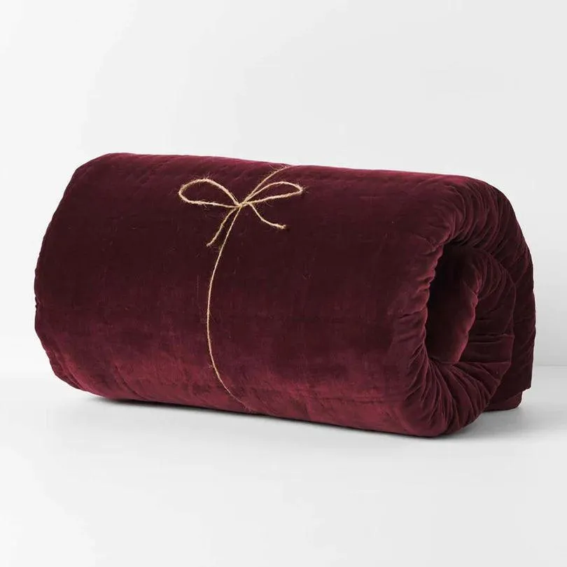 Luxury Velvet Bedspread