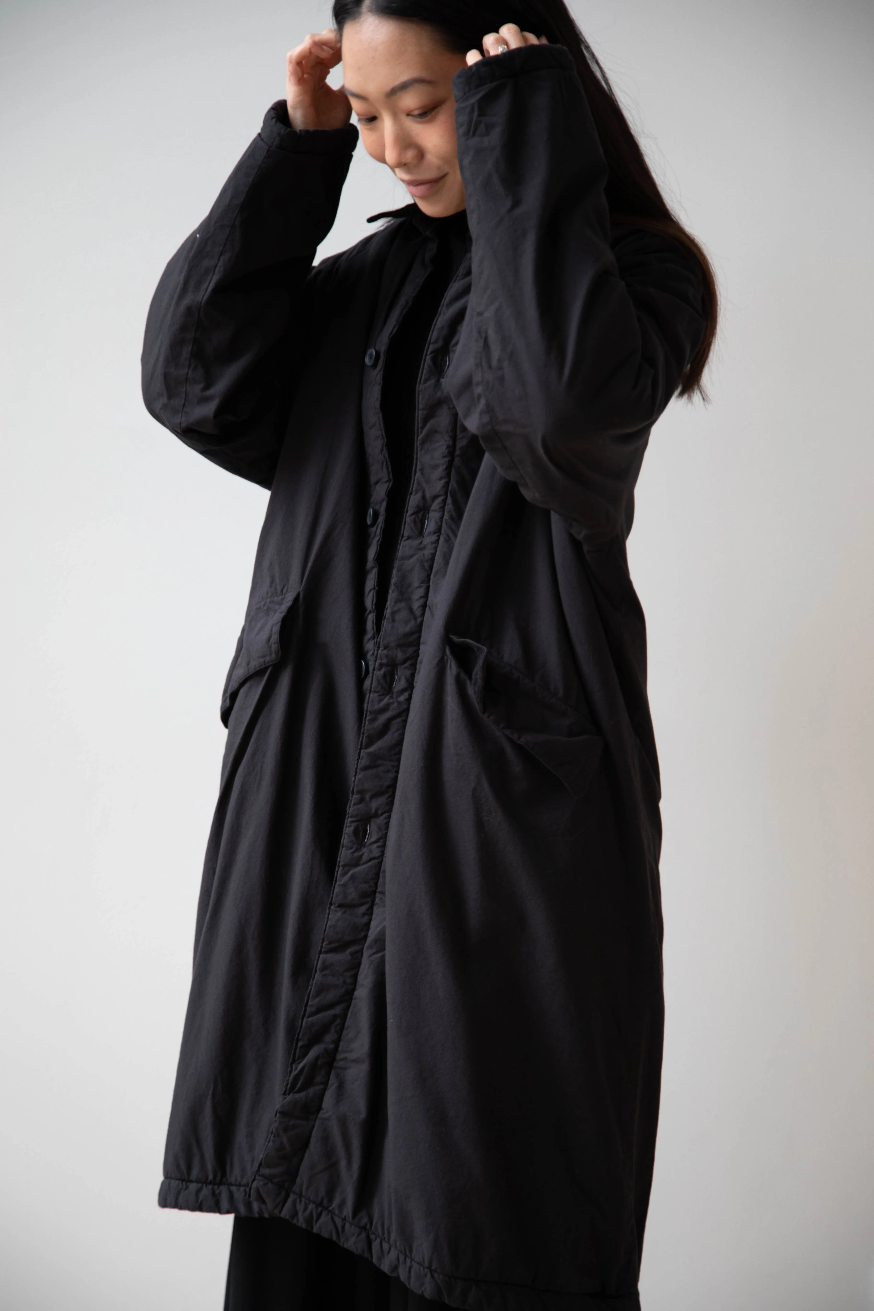 Maison de Soil | Regular Collar Coat in Black