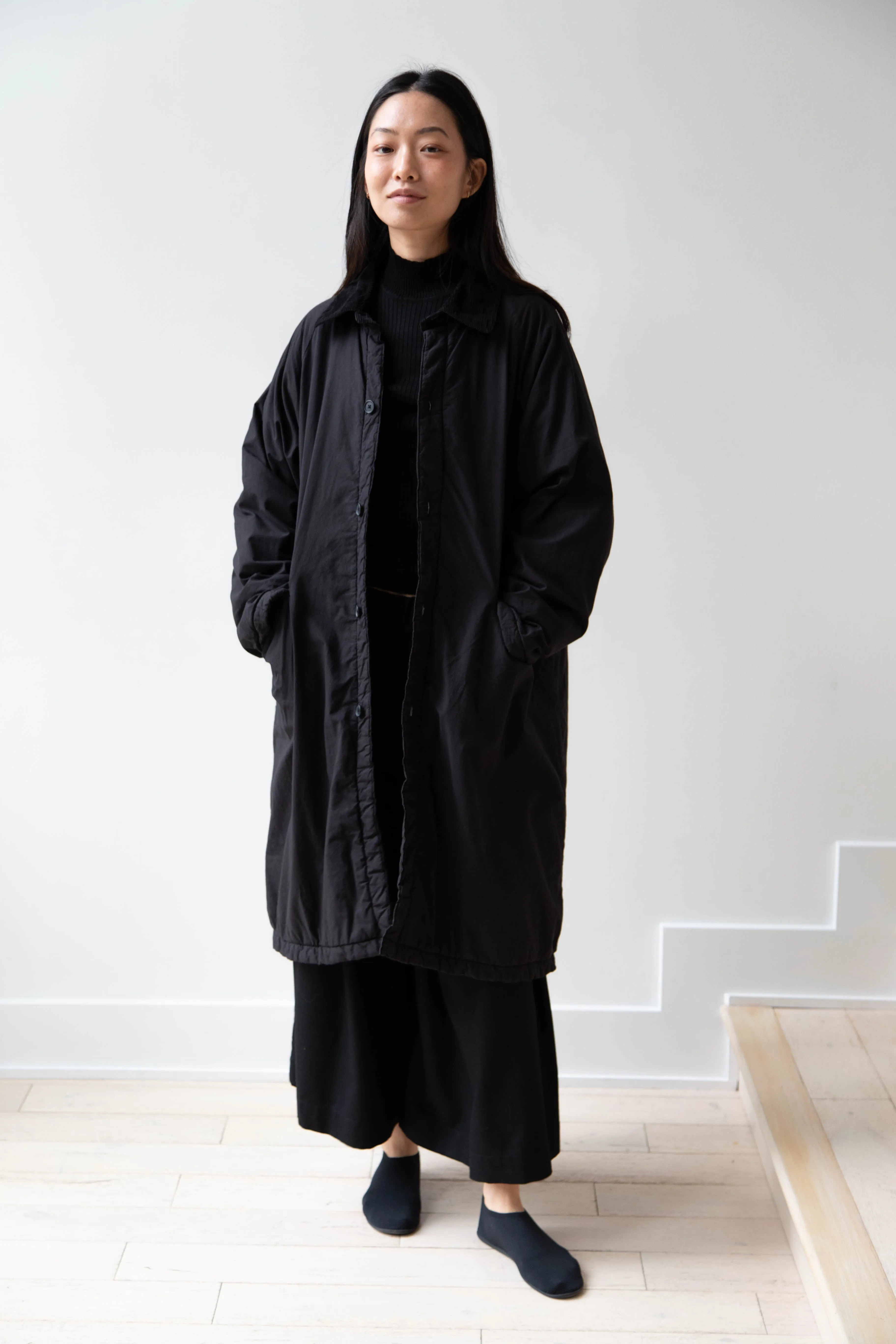 Maison de Soil | Regular Collar Coat in Black