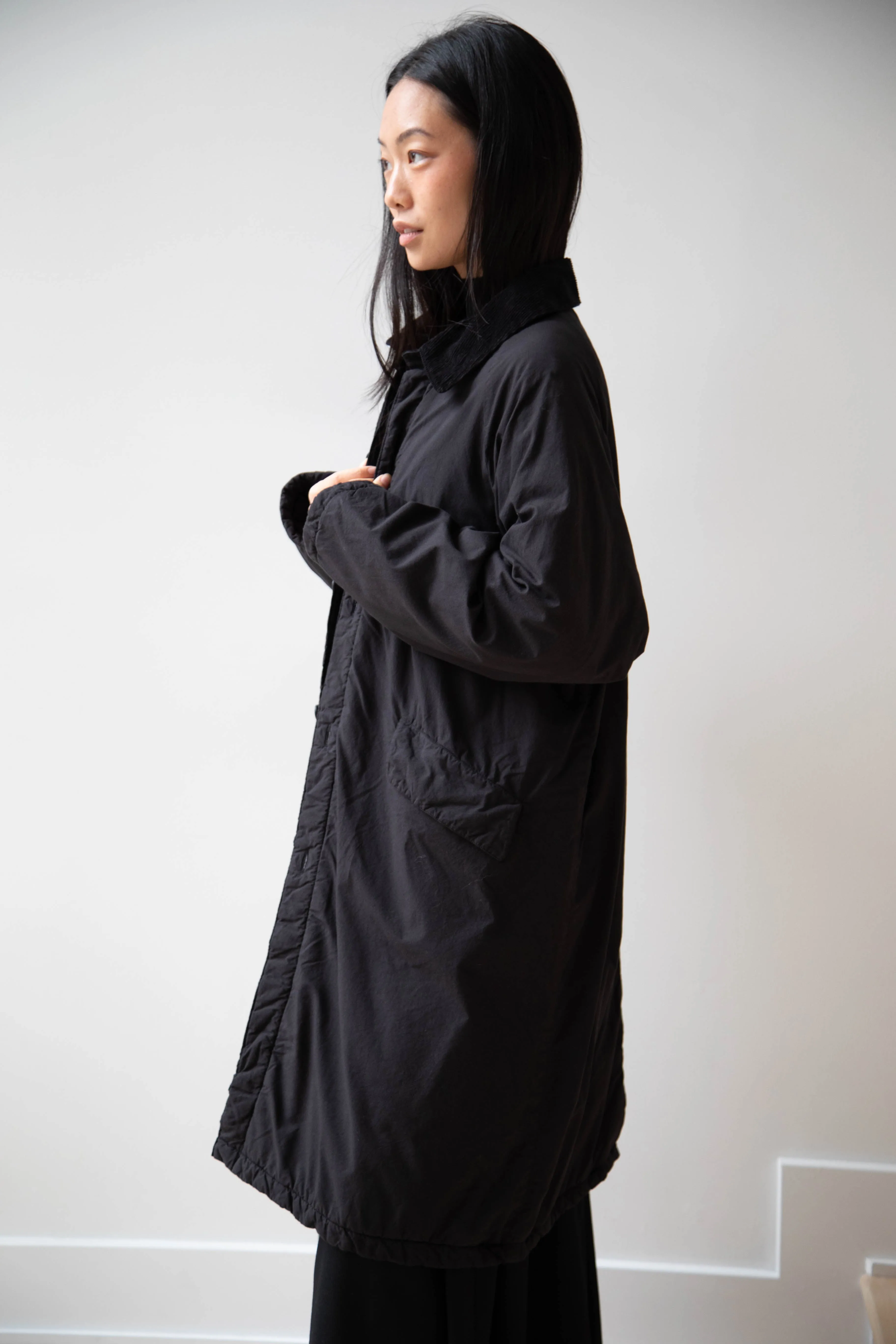 Maison de Soil | Regular Collar Coat in Black