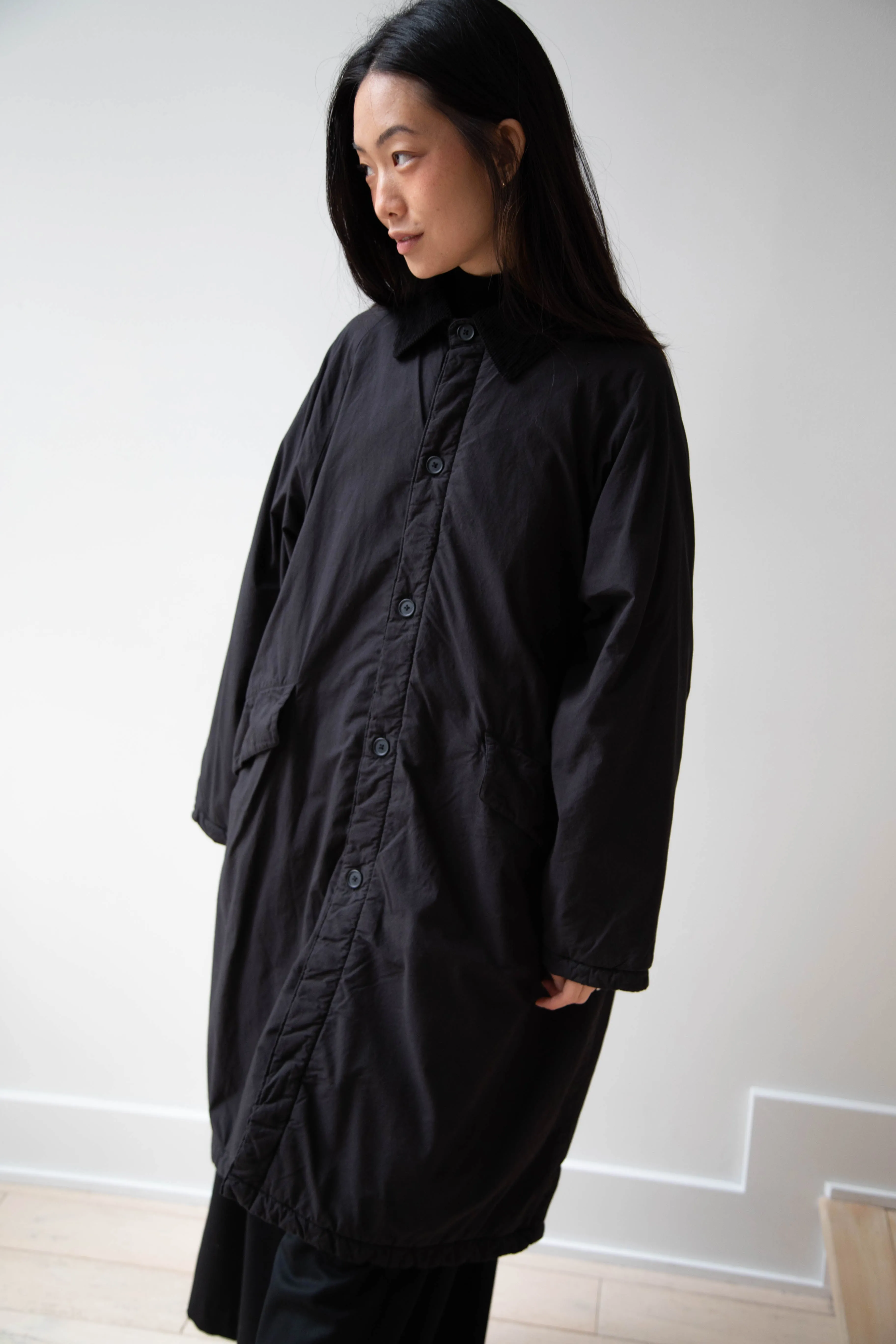 Maison de Soil | Regular Collar Coat in Black