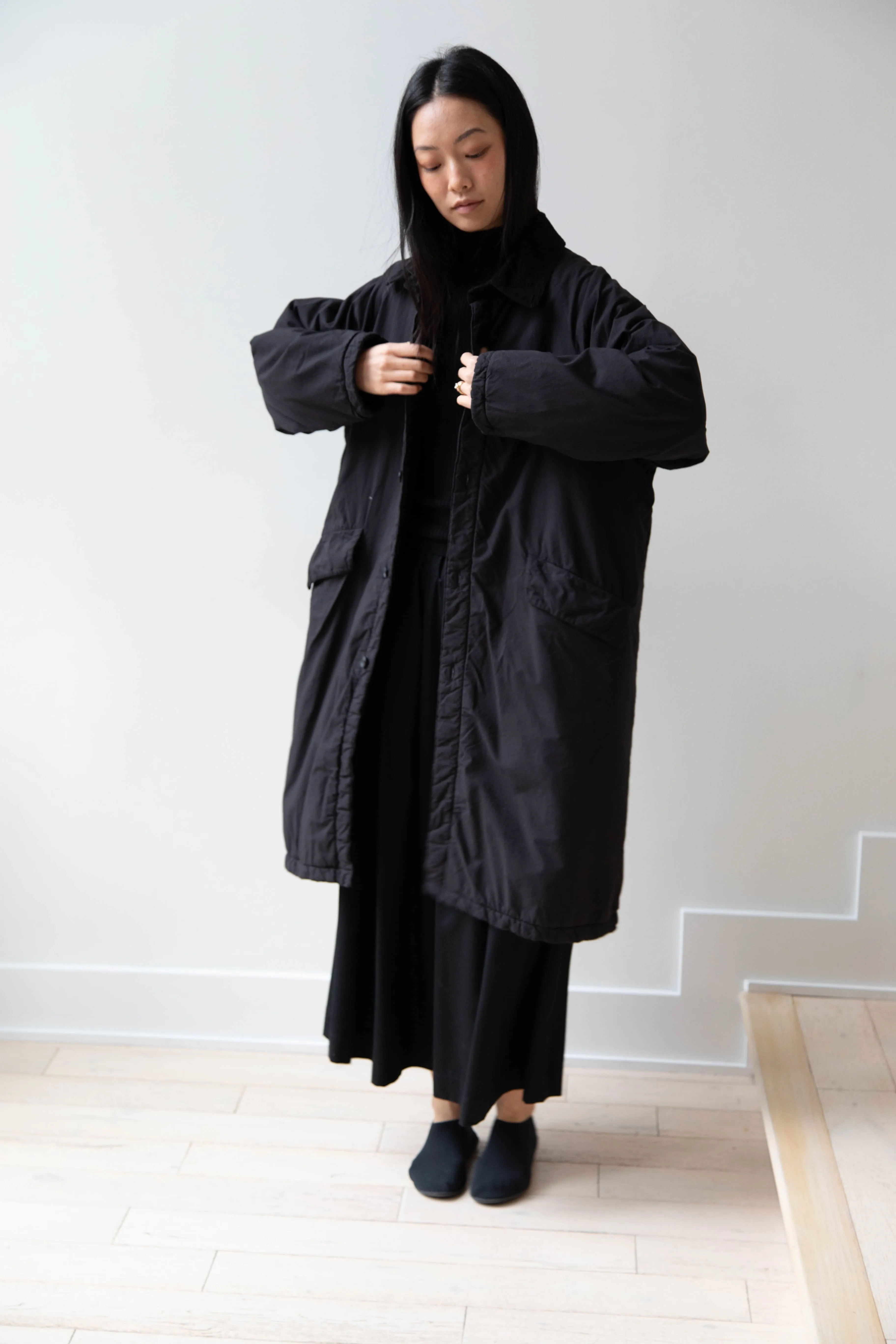 Maison de Soil | Regular Collar Coat in Black