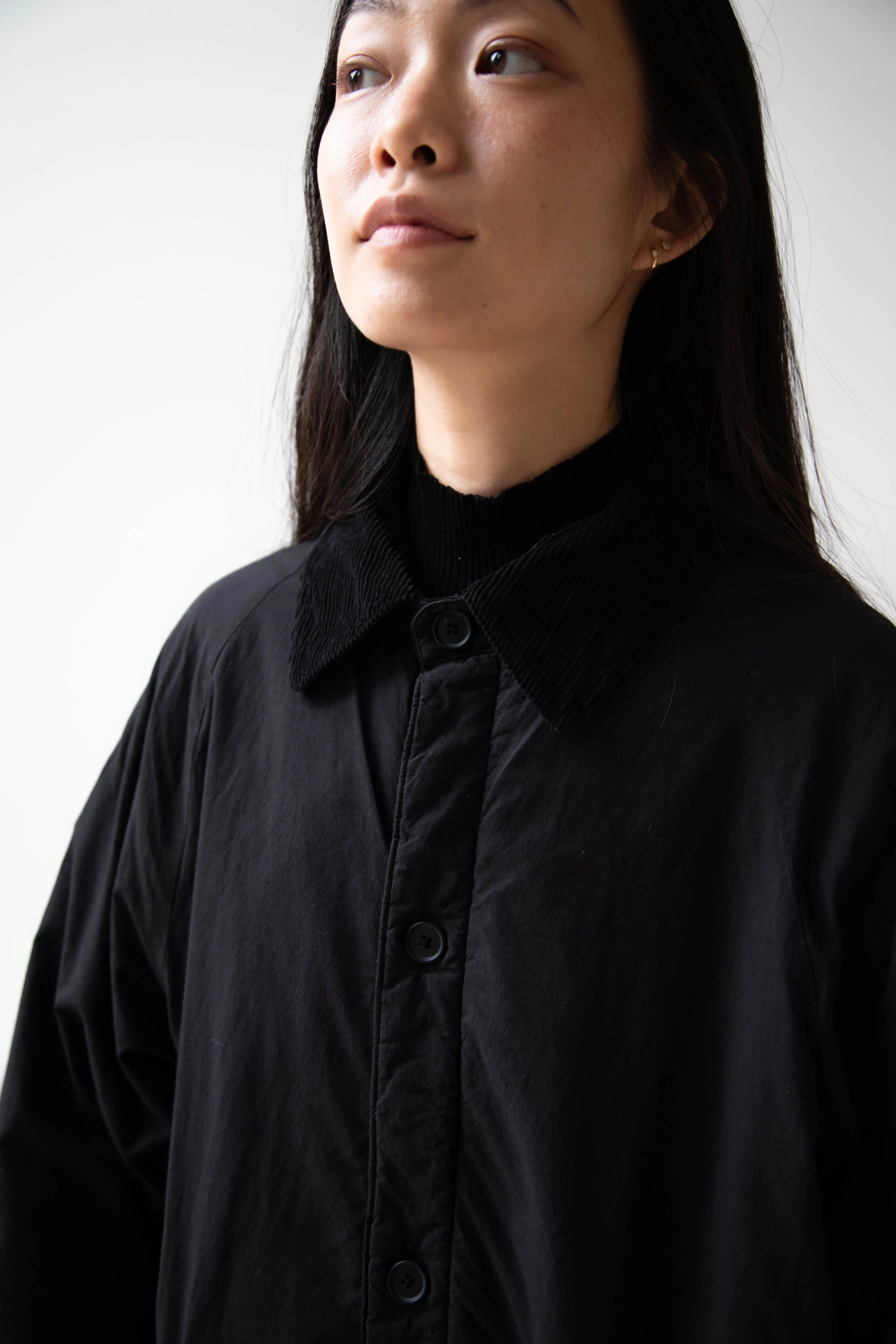 Maison de Soil | Regular Collar Coat in Black