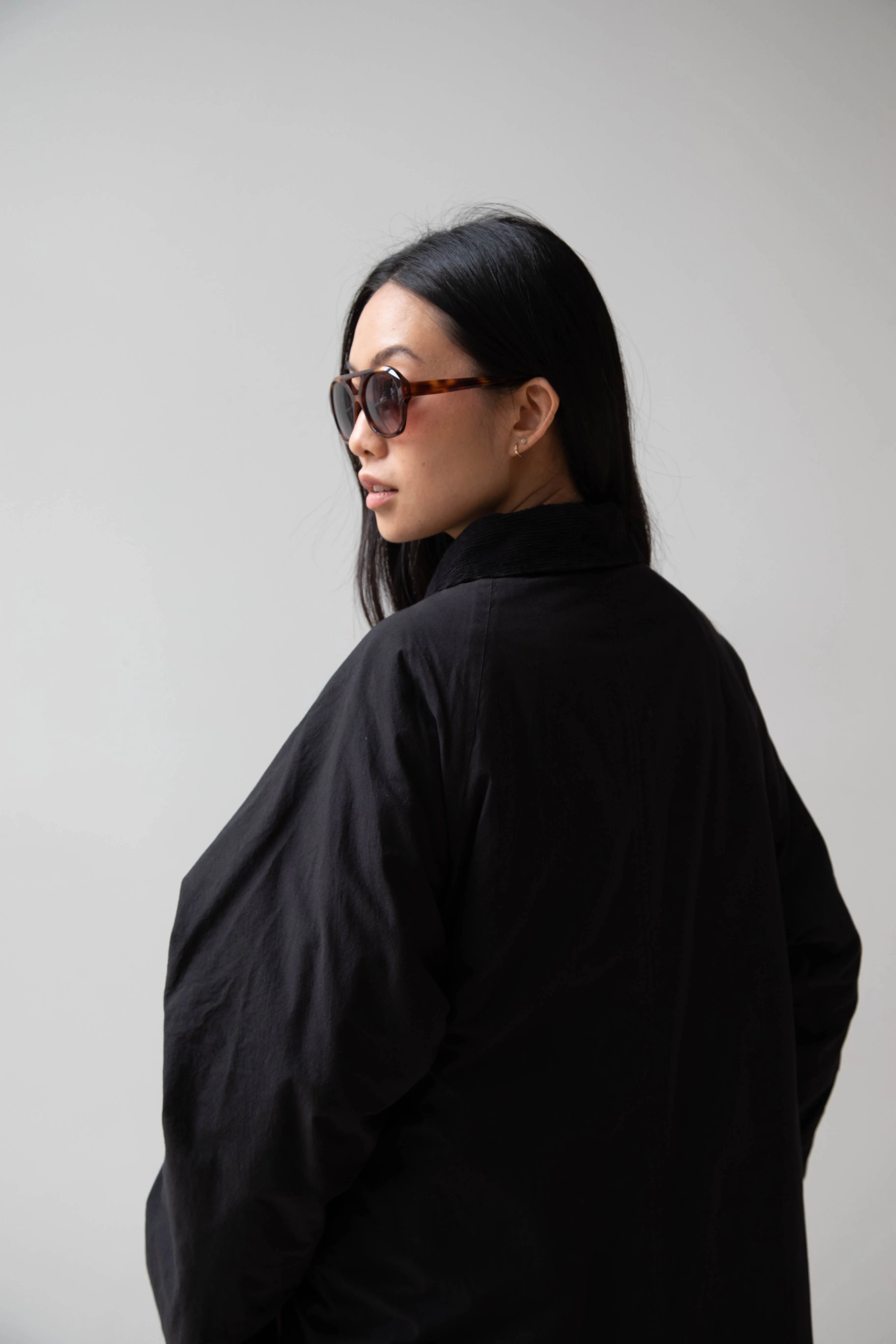 Maison de Soil | Regular Collar Coat in Black