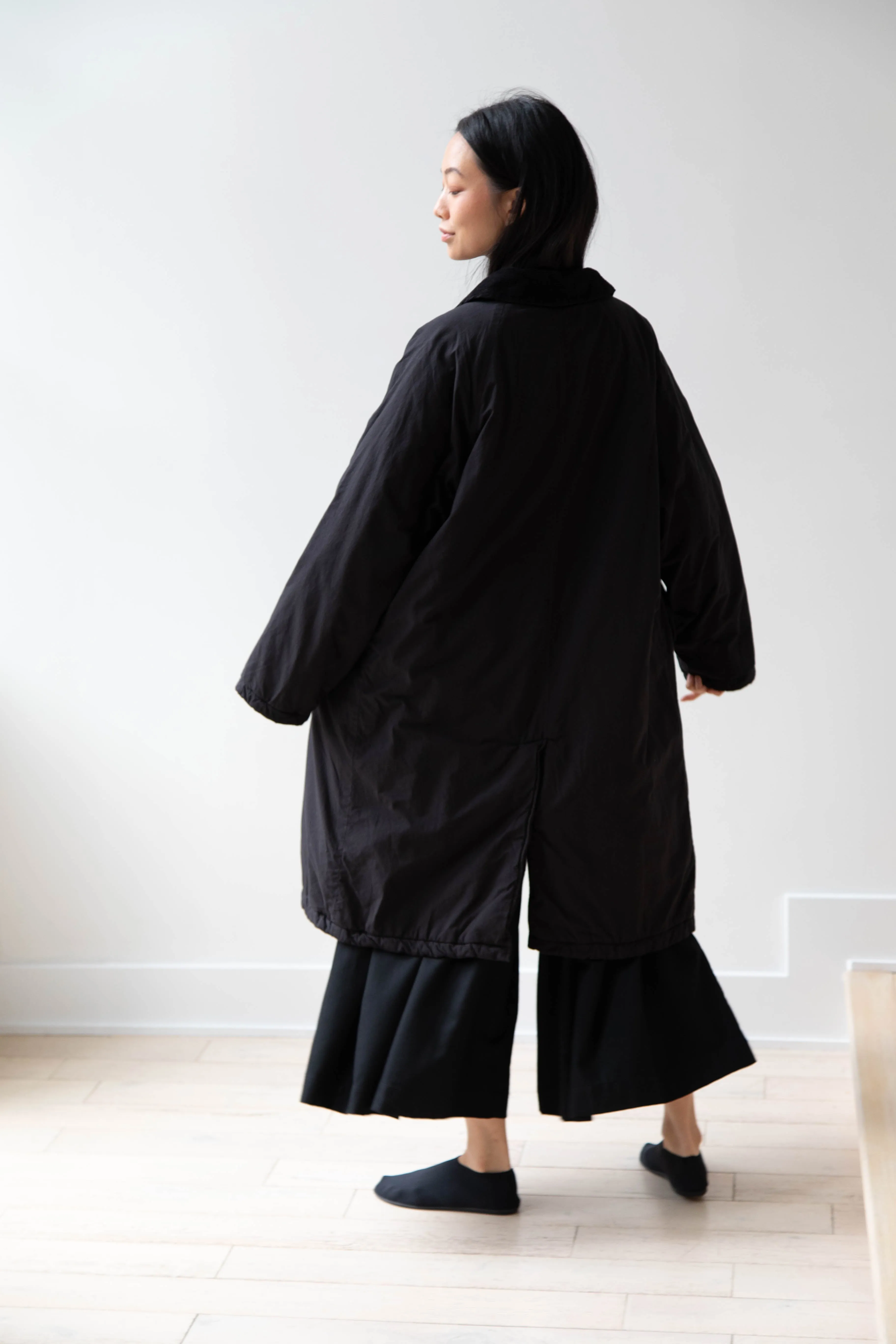 Maison de Soil | Regular Collar Coat in Black