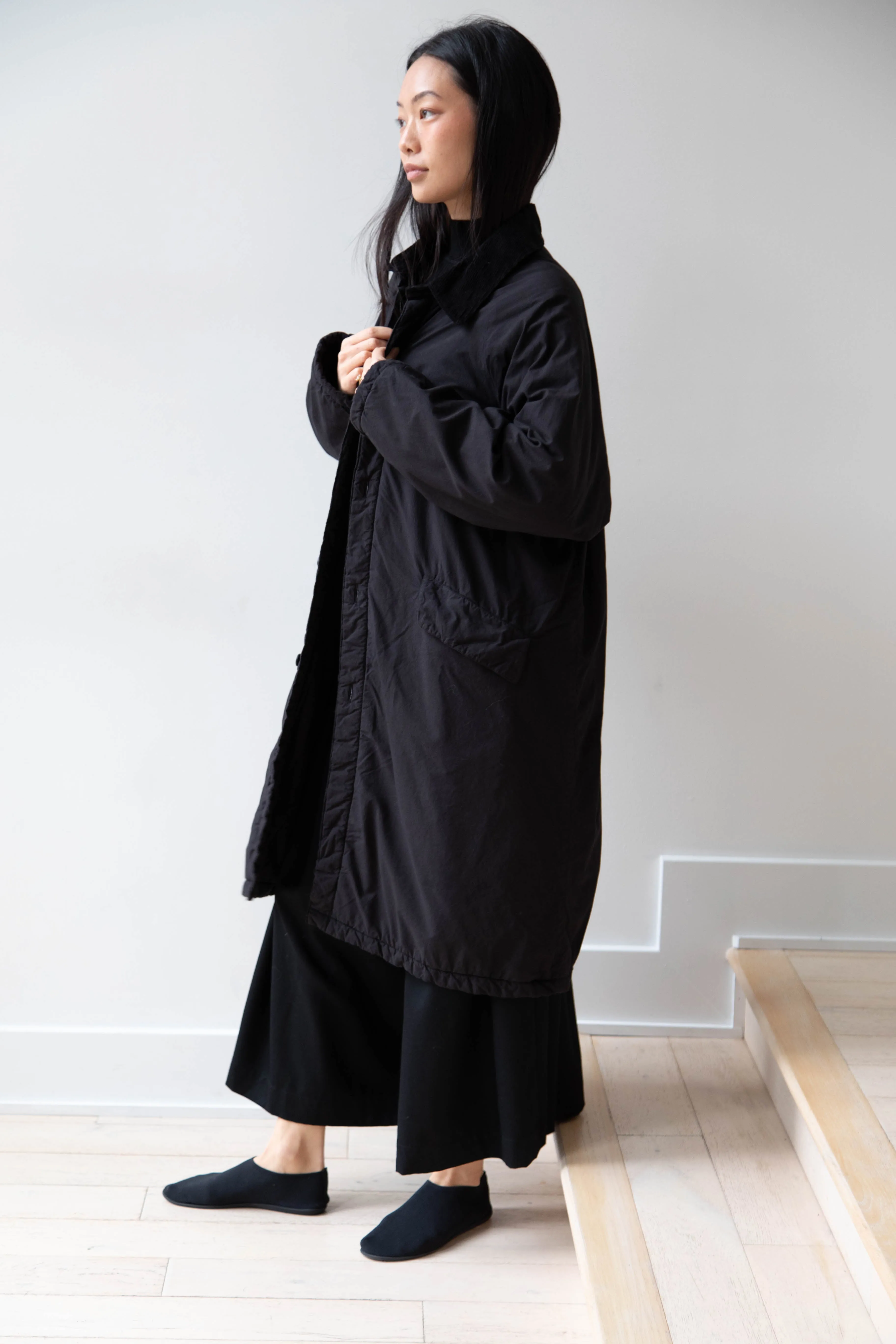 Maison de Soil | Regular Collar Coat in Black